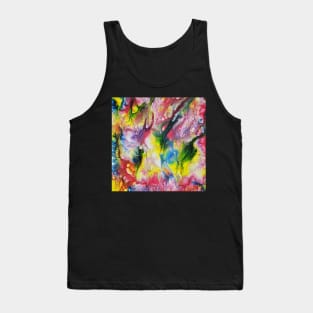 Vivid Multicolor Abstract Tank Top